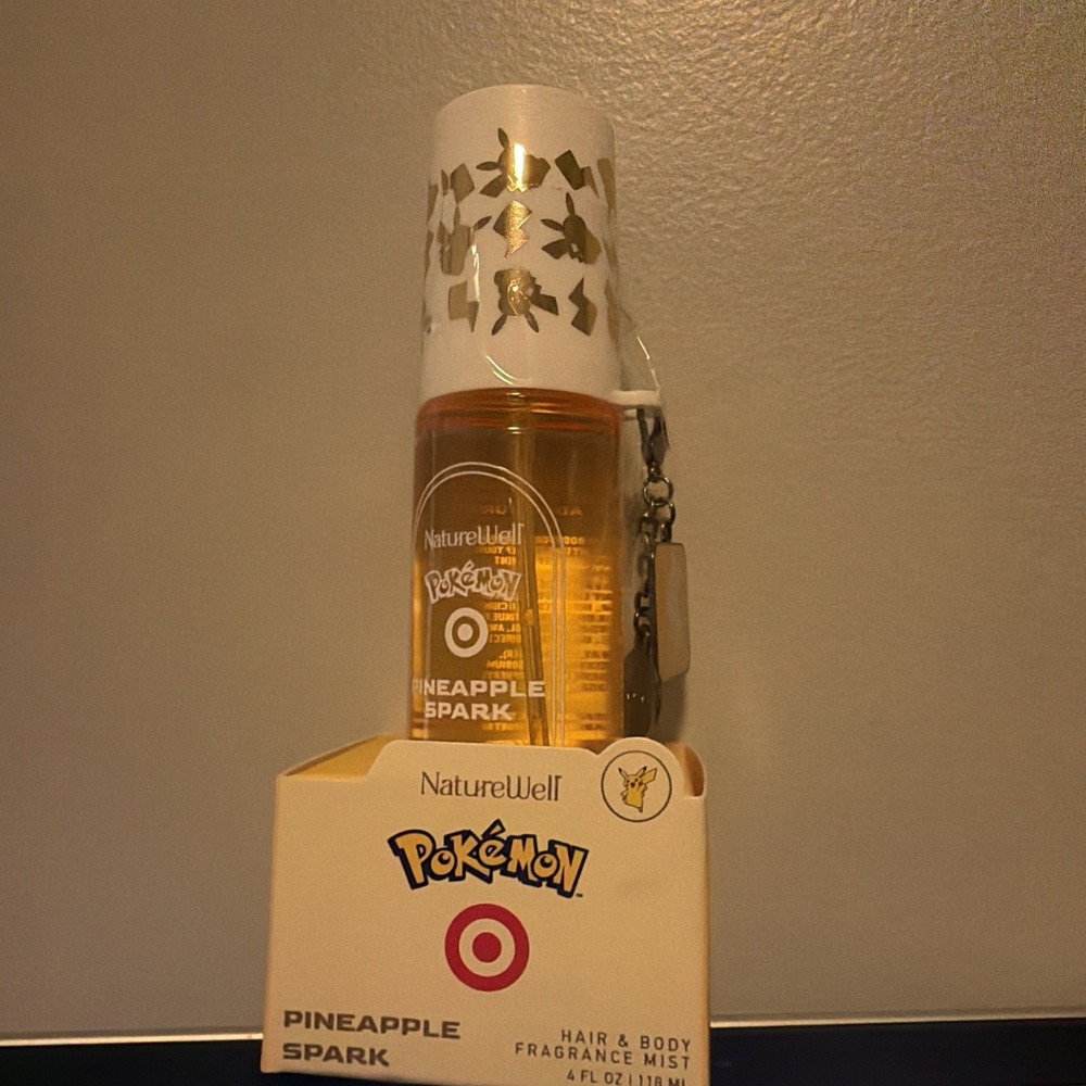 NatureWell Pokemon Pineapple Spark Pikachu Body Spray Fragrance Mist 4oz Charm